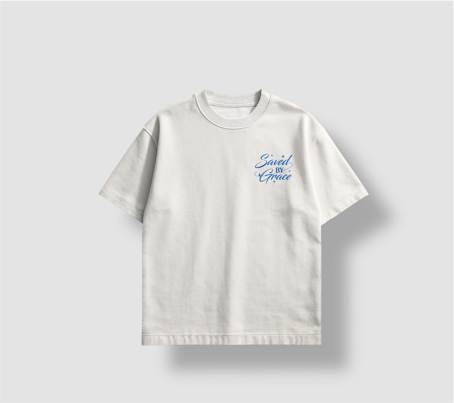 Saved by Grace Tee || White
