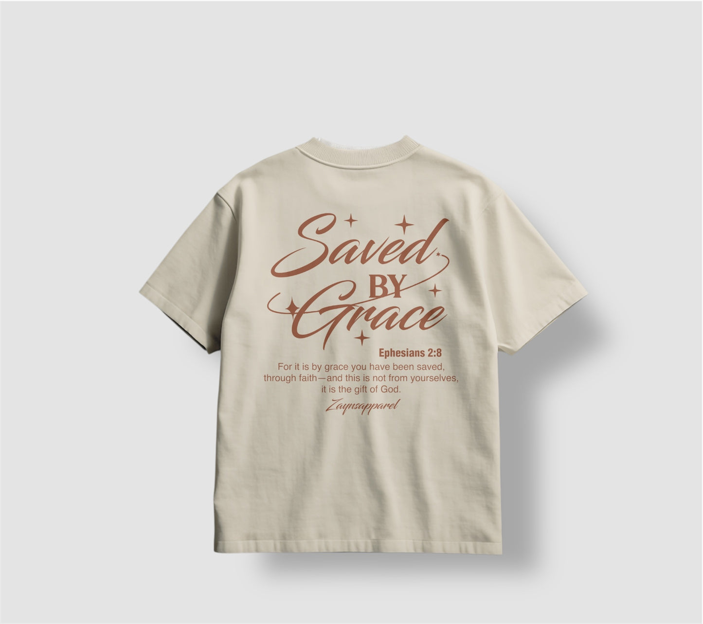 Saved by Grace Tee || Ivory