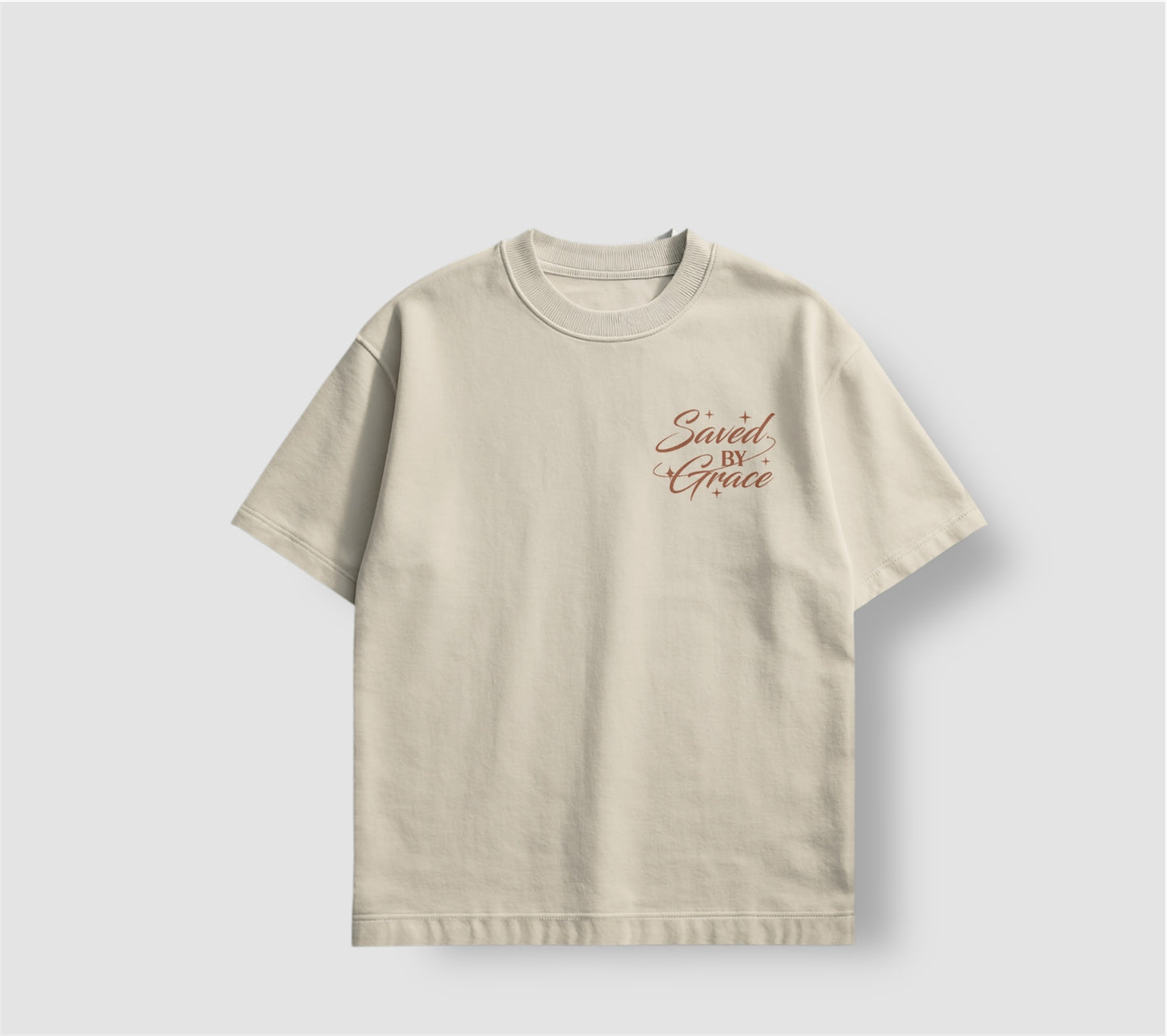 Saved by Grace Tee || Ivory